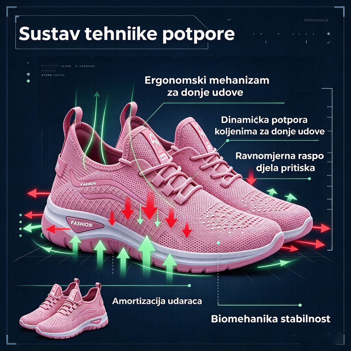 🎉Posljednji dan - 50 % popusta ✅ ortopedske zdravstvene cipele posebno dizajnirane za osobe s problemima stopala za ublažavanje bolova u leđima, zglobovima i stopalima