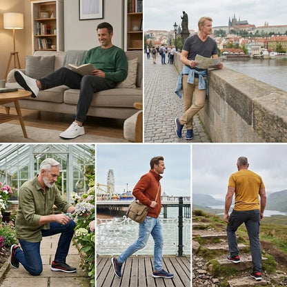🎉Zadnji dan! 50% popusta! ✅ Medicinske cipele s ortopedskim ulošcima, posebno dizajnirane za osobe s problemima stopala, za ublažavanje bolova u leđima, zglobovima i stopalima.