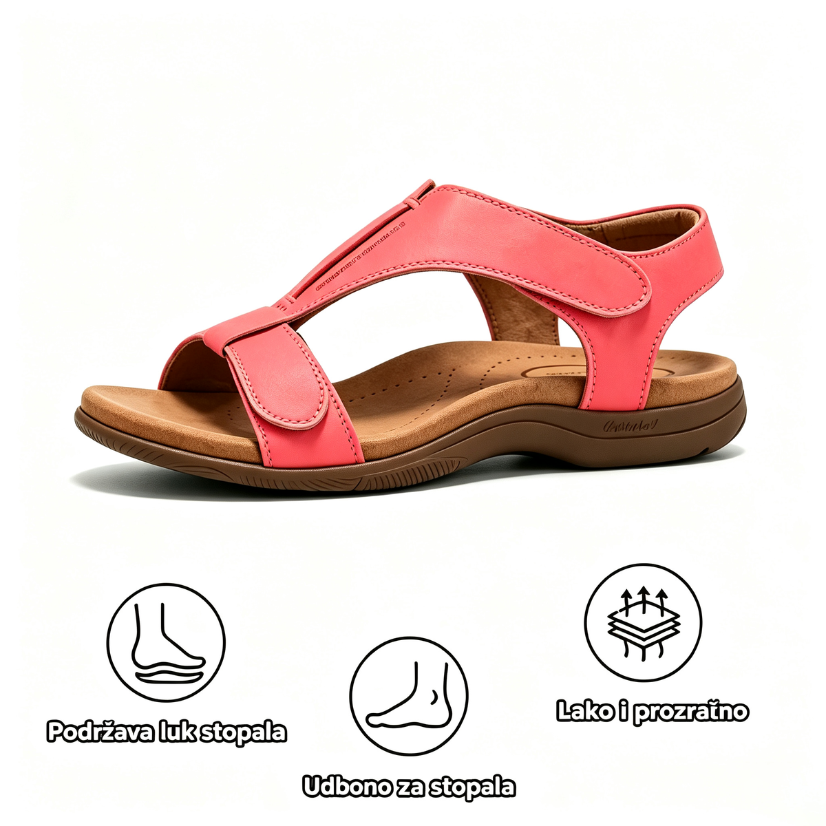 Sezonska rasprodaja🎁Zadnji dan po pola cijene, ne propustite | Ortopedske sandale s ergonomskim dizajnom i potporom za svod stopala✅️ za hodanje bez bolova👞