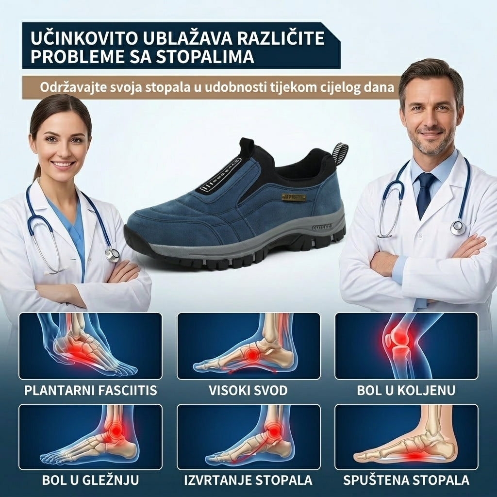 【⏰50% popusta danas! Ne propustite!】Ergonomski dizajnirane ortopedske cipele za hodanje koje apsorbiraju udarce✅️Zdrave ortopedske cipele posebno dizajnirane za europske muškarce.