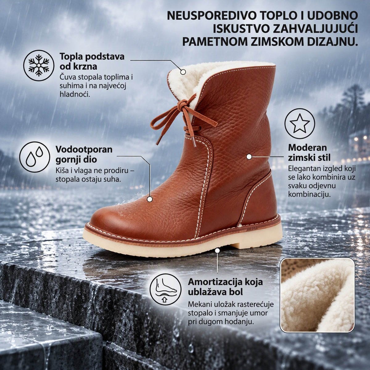 【⏰ Posljednji dan —— 50% popusta! Ne propustite!】 Ortopedske cipele s ergonomskim dizajnom i tehnologijom apsorpcije udaraca —— ✅️ Ortopedske cipele dizajnirane posebno za europske žene.