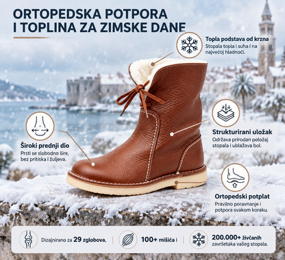 【⏰ Posljednji dan —— 50% popusta! Ne propustite!】 Ortopedske cipele s ergonomskim dizajnom i tehnologijom apsorpcije udaraca —— ✅️ Ortopedske cipele dizajnirane posebno za europske žene.