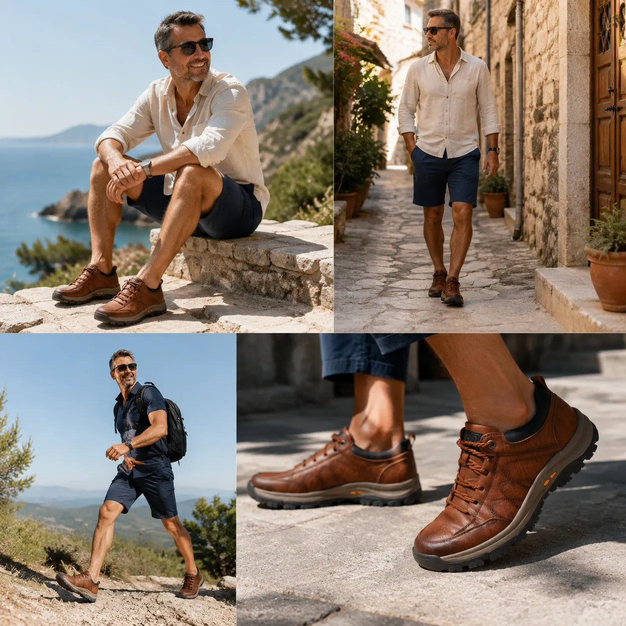 ⏰Popust od 50% danas – Ne propustite priliku!🐂Ortopedske cipele od goveđe kože za muškarce, vodootporne i protuklizne,🦶koje ublažavaju bolove u stopalima.