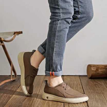 🎉 50% popusta danas – ponuda uskoro istječe! 🐂 Muške ortopedske cipele, ručno izrađene od pravog australskog goveđeg koža 👞 Potpora svoda stopala – vodootporne i neklizajuće ✅ Udobne za hodanje