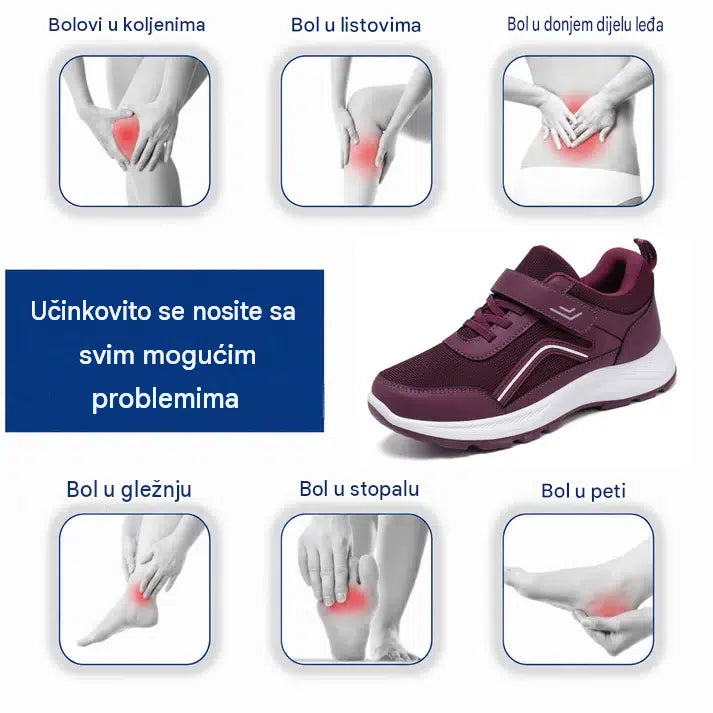 【⏰Posljednji dan, 50% popusta! Ne propustite!】Ergonomski dizajnirane ortopedske cipele s apsorpcijom udaraca, ✅️Zdrave ortopedske cipele posebno dizajnirane za europske žene.