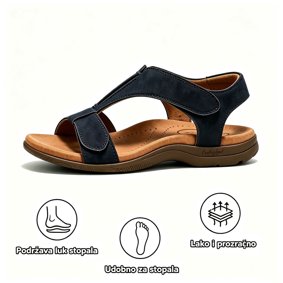 Sezonska rasprodaja🎁Zadnji dan po pola cijene, ne propustite | Ortopedske sandale s ergonomskim dizajnom i potporom za svod stopala✅️ za hodanje bez bolova👞