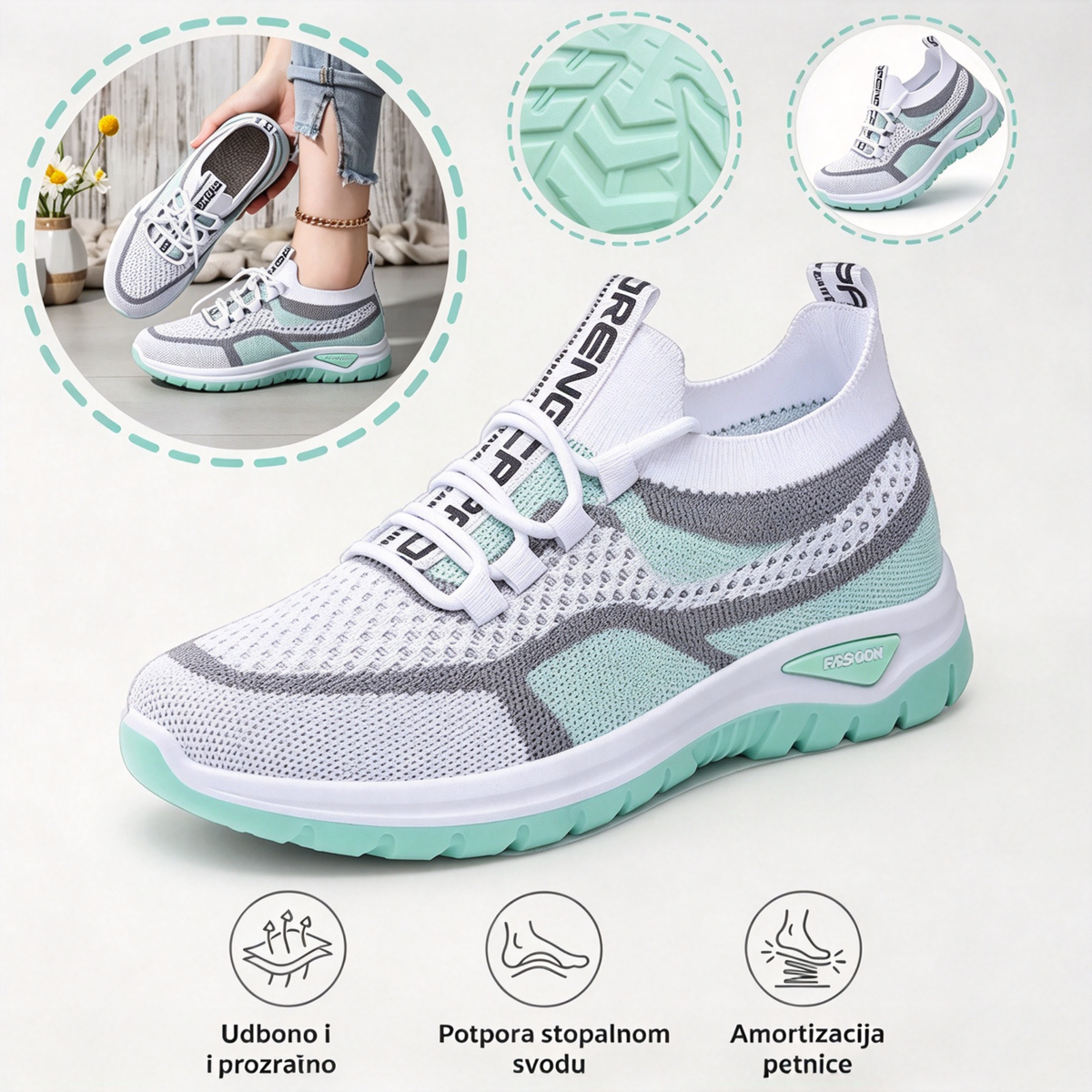 【🎁Posljednji dan s 50% popusta – ne propustite!】Ergonomske ortopedske cipele s potporom svoda stopala✅️, koje vam omogućuju hodanje bez boli👞