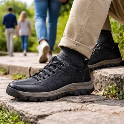 ⏰Popust od 50% danas – Ne propustite priliku!🐂Ortopedske cipele od goveđe kože za muškarce, vodootporne i protuklizne,🦶koje ublažavaju bolove u stopalima.