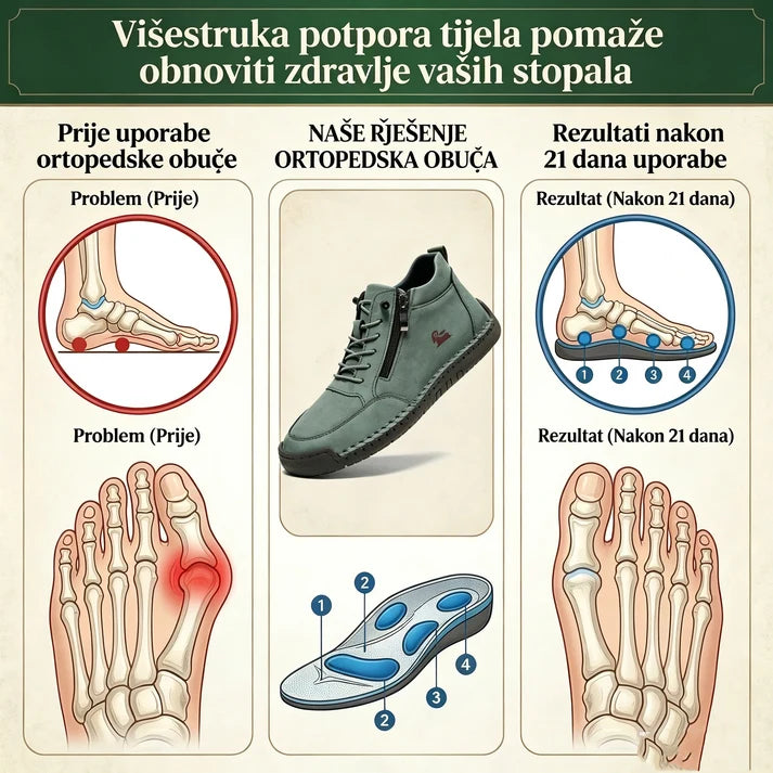 🎁Zadnji dan za 50% popusta, ne propustite! ⏰Izrađeno od australske teleće kože🐂Potpora za stopala - ublažava bol u stopalima✅Ručno šivano, vodootporno i neklizajuće