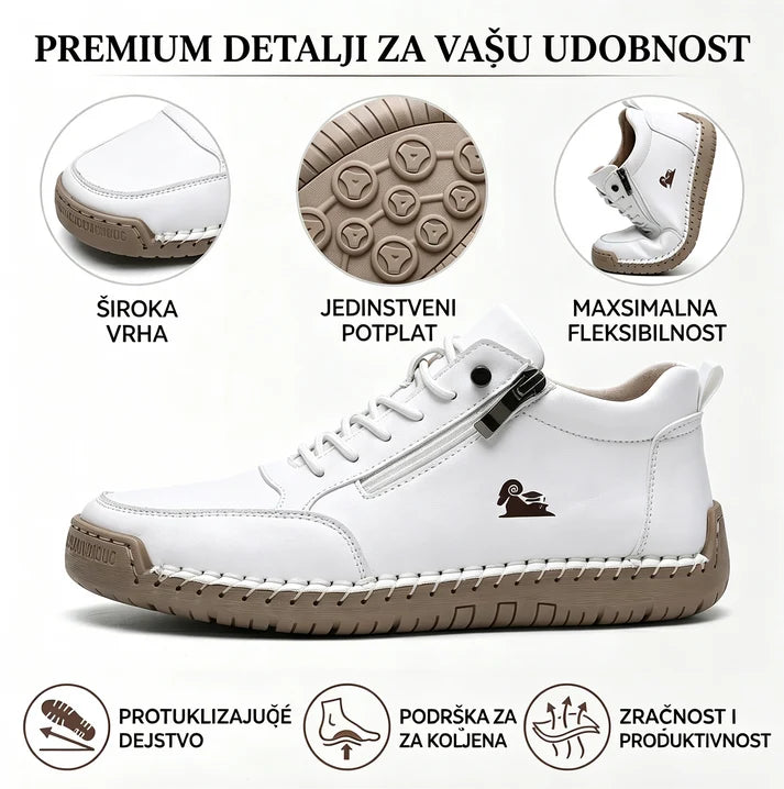 🔥 Ušteda od 73€ – Ne propustite | Odabrana obuća od teleće kože – ortopedske cipele – 👞 – izdržljive, protuklizne i vodootporne | potpora svodu stopala, ublažavanje boli, unisex