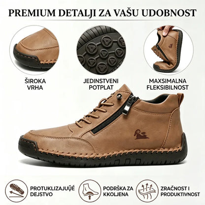 🔥 Ušteda od 73€ – Ne propustite | Odabrana obuća od teleće kože – ortopedske cipele – 👞 – izdržljive, protuklizne i vodootporne | potpora svodu stopala, ublažavanje boli, unisex