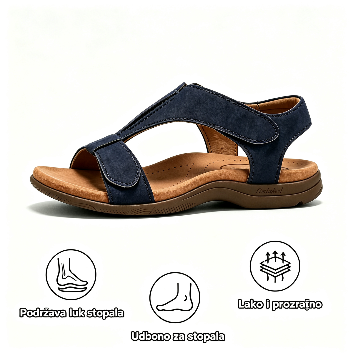 Sezonska rasprodaja🎁Zadnji dan po pola cijene, ne propustite | Ortopedske sandale s ergonomskim dizajnom i potporom za svod stopala✅️ za hodanje bez bolova👞