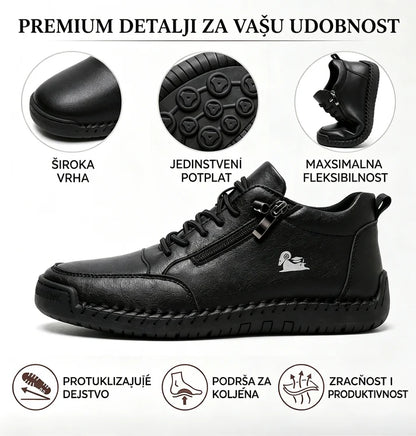 🔥 Ušteda od 73€ – Ne propustite | Odabrana obuća od teleće kože – ortopedske cipele – 👞 – izdržljive, protuklizne i vodootporne | potpora svodu stopala, ublažavanje boli, unisex