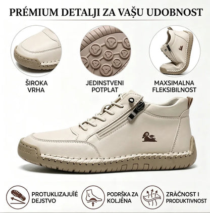 🎁Zadnji dan za 50% popusta, ne propustite! ⏰Izrađeno od australske teleće kože🐂Potpora za stopala - ublažava bol u stopalima✅Ručno šivano, vodootporno i neklizajuće