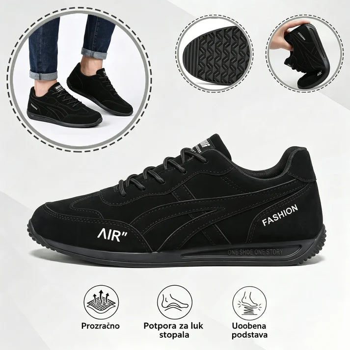 🔥 Današnja posebna ponuda – uštedite 65 EUR🎁Muške ortopedske cipele za hodanje ✅ Prozračne i neklizajuće - Recite zbogom bolovima u stopalima i uživajte u cjelodnevnoj udobnosti!