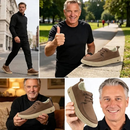 🎉 50% popusta danas – ponuda uskoro istječe! 🐂 Muške ortopedske cipele, ručno izrađene od pravog australskog goveđeg koža 👞 Potpora svoda stopala – vodootporne i neklizajuće ✅ Udobne za hodanje