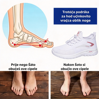 【⏰Posljednji dan, 50% popusta! Ne propustite!】Ergonomski dizajnirane ortopedske cipele s apsorpcijom udaraca, ✅️Zdrave ortopedske cipele posebno dizajnirane za europske žene.
