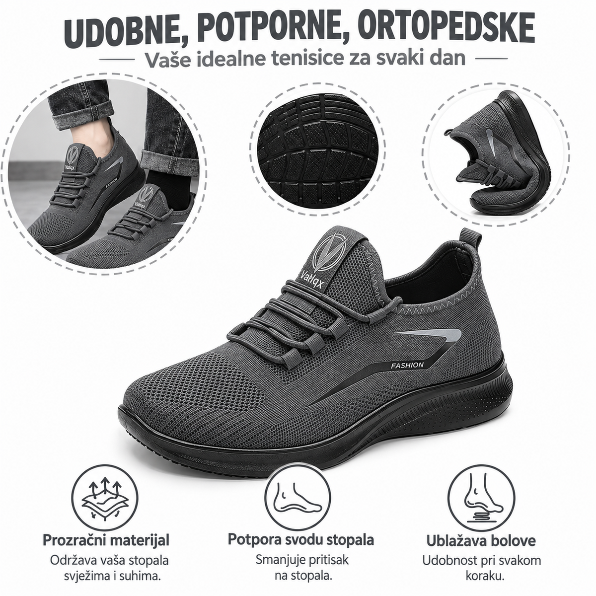 🎉Zadnji dan - 50% popusta ✅ Ortopedske cipele za zdravlje posebno dizajnirane za osobe s problemima stopala za ublažavanje bolova u leđima, zglobovima i stopalima.