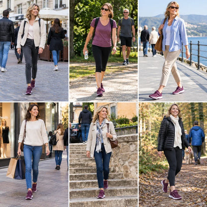 【⏰Posljednji dan, 50% popusta! Ne propustite!】Ergonomski dizajnirane ortopedske cipele s apsorpcijom udaraca, ✅️Zdrave ortopedske cipele posebno dizajnirane za europske žene.