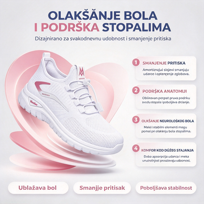 【⏰Posljednji dan, 50% popusta! Ne propustite!】Ergonomski dizajnirane ortopedske cipele s apsorpcijom udaraca, ✅️Zdrave ortopedske cipele posebno dizajnirane za europske žene.