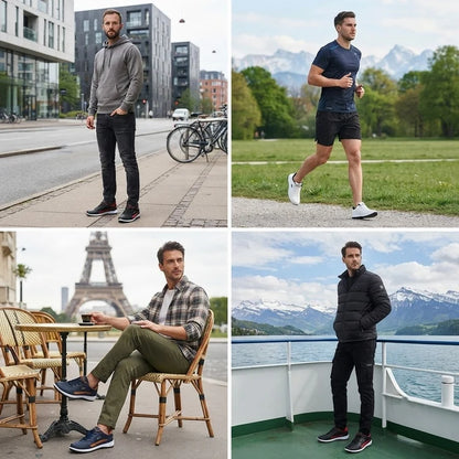 🎁Zadnji dan za 50% popusta, ne propustite! ⏰Izrađeno od australske teleće kože🐂Potpora za stopala - ublažava bol u stopalima✅Ručno šivano, vodootporno i neklizajuće